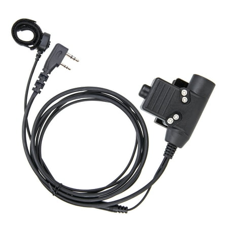 

TINYSOME Walkie Talkie Finger Microphone 2 Way Radio U94 PTT Adapter for UV‑5R/WLN KD‑C1