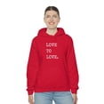 thumbnail image 5 of Love to Love Heavyweight Graphic Hoodie, 5 of 7