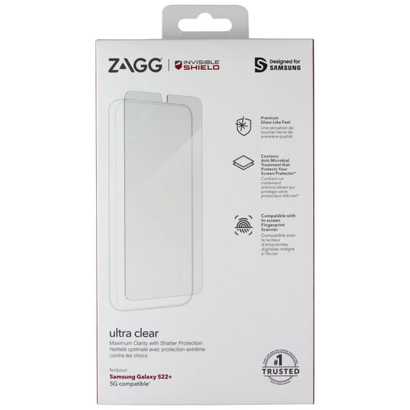 ZAGG Invisible Shield Ultra Clear Screen Protector for Samsung Galaxy S22 