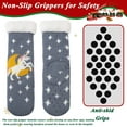 thumbnail image 2 of Women Slipper Socks with Gripper Winter Warm Non Slip Thick Fuzzy Socks Warm Cozy Christmas Gift, 2 of 8