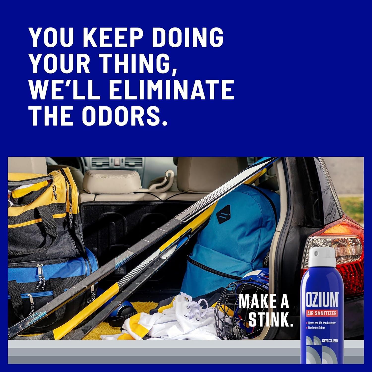 Ozium Smoke & Odor Eliminator Air Sanitizer/Freshener 3.5oz NEW CAR  (6-Pack) - Walmart.com