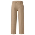 thumbnail image 4 of Girls Straight Leg Pants Classic Casual Trousers for Kids – Everyday Wear with Comfortable Fit for School and Activities, 6-7 Years, Khaki, 4 of 5