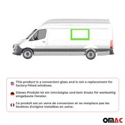 Window Glass for Mercedes Sprinter 2010-2018 Mid Left Side L3 L4 Black