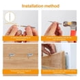 thumbnail image 7 of Invisible Seamless Baseboard Screws Kit, 200 Double Head Skirting Nails with 2 Tools for Solid Wood Trim & Double-Sided Installation, 7 of 7