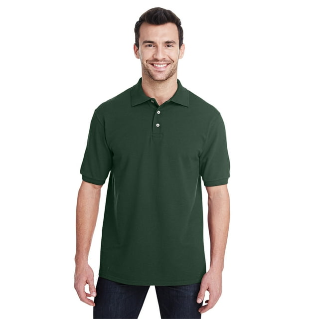Jerzees Adult 6.5 oz. Premium 100% Ringspun Cotton Piqué Polo - 443MR