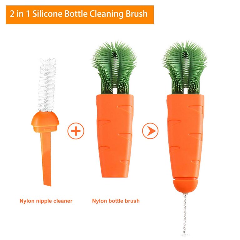 FFENYAN Discount 3 In 1 Cup Lid Cleaning Brush Bottle Milk Cup