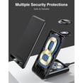 thumbnail image 5 of Wireless Charging Station,3 in 1 Wireless Charging Stand Made for Apple Watch Ultra 9 8 7 6 SE 5 4 3,Fast Wireless Charger Made for iPhone 15/Plus/Pro Max/14/13/12/11/X,for AirPods Pro(with Adapter), 5 of 5