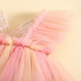 thumbnail image 4 of MesaSe Infant Girl Rompers Dress Butterfly Wing Fly Sleeve Rainbow Color Tulle Skirt Hem Jumpsuits, 4 of 7