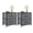 2pcs Gray, variant on YOQIANG Fabric Storage Dresser with 5 Drawers Metal Frame Chest of Drawers Multi-Size Organizer Cabinet for Bedroom Closet Hallway