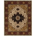 thumbnail image 2 of Safavieh Heritage Cromwell Oriental Wool Area Rug, Ivory/Red, 7'6" x 9'6", 2 of 12