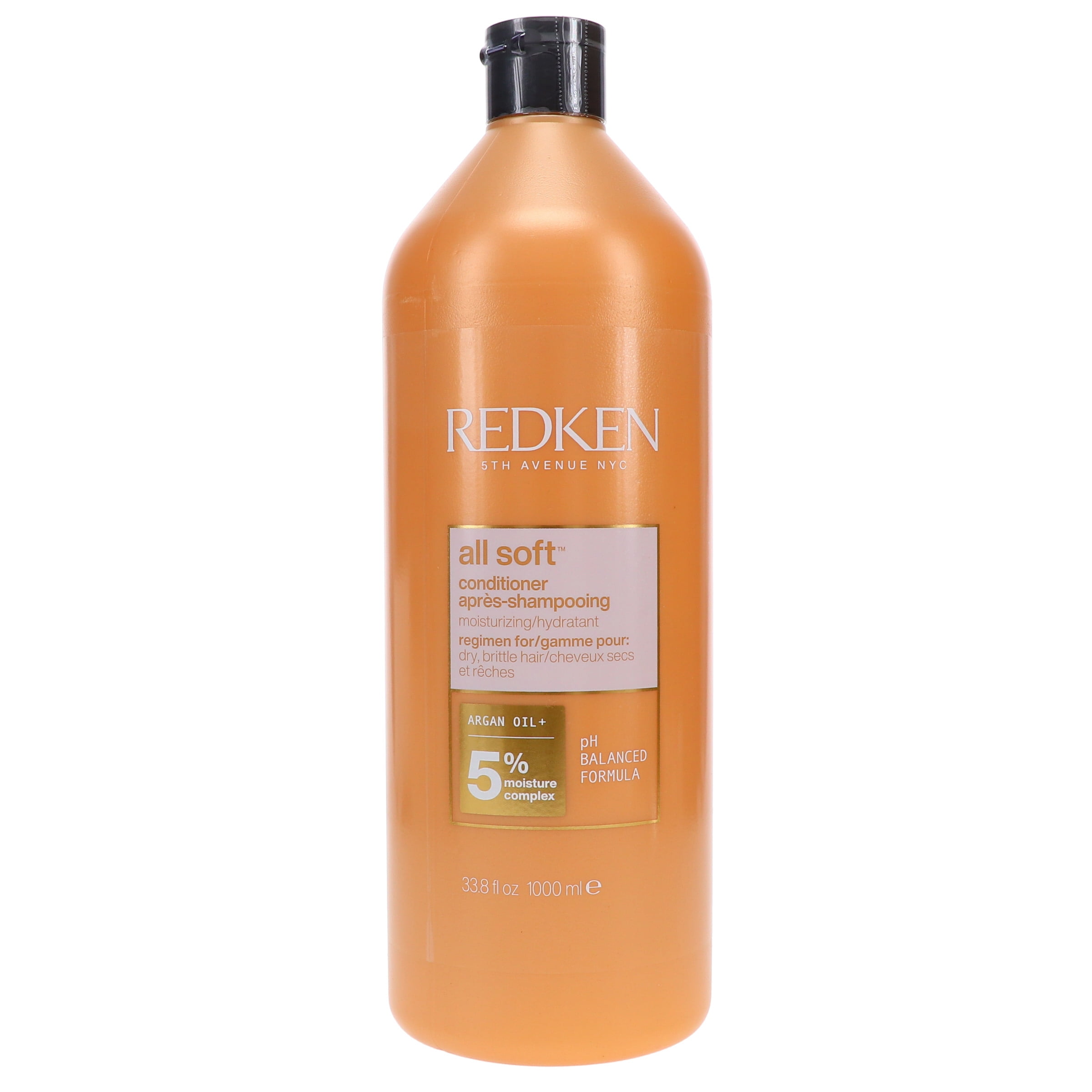 Redken All Soft Shampoo 33.8 oz & All Soft Conditioner 33.8 oz Combo Pack