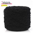 thumbnail image 1 of Nvzi Hilo de ganchillo, 100 g por rollo, 1 rollo, material poliéster, ideal para hacer toallas, suéteres, mantas y manualidades. Hilo duradero para proyectos de ganchillo con uso versátil, negro., 1 of 5