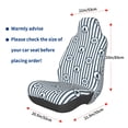 thumbnail image 3 of Daiia Nautical1 Printed Car Seat Cover - Waterproof & Sweatproof - Universal Fit, Machine Washable, Non-Slip - Seat Protector for Car, Truck, SUV, Van (1 Pack), 3 of 5