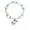Clear, variant on - Be Stronger Than The Storm Charm Bracelet - Crystal Stretch