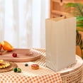 thumbnail image 3 of BESTYASH 20Pcs Greaseproof Kraft Paper Bags for Lunch Snacks Cookies Pastries with Foldable Leak Proof Design, 3 of 8