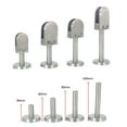 thumbnail image 2 of 2 PC Stainless Steel Glass Support Rod Fencing Panels Shelf Holder Armrest, 2 of 6