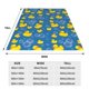 thumbnail image 3 of Balery Rubber Duck Manta de Felpa Suave y Acogedora – Cobija de Franela Aterciopelada para Cama, Lavable y Cálida para Sofá, Mascotas, Transpirable-50"x40", 3 of 7