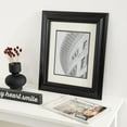 thumbnail image 2 of DesignOvation Sawyer 11" x 14" Matted to 8" x 10" Black Picture Frame, 2 of 5