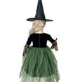 thumbnail image 3 of MUXiin Girls Halloween Costume 9-10 Years,Girls Witch Halloween Magical Dress Party Outfit with Cape Hat for Kids Toddler Performance, 3 of 7