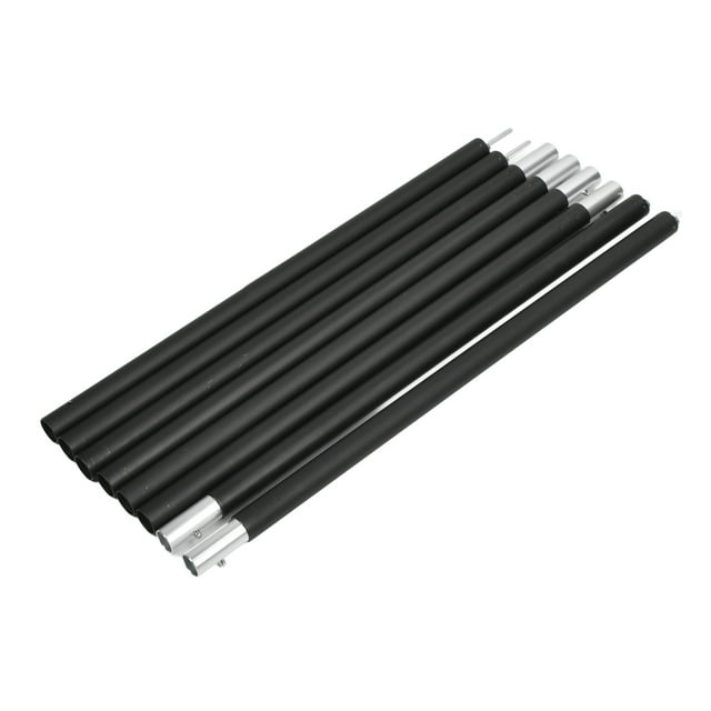 Bâtons de Bâche Assemblés, Bâtons de Tente en Aluminium pour l'Extérieur 28 mm / 1,1 Po Structure Stable Antirouille avec Sac de Rangement pour la Randonnée