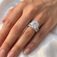 thumbnail image 5 of Pompeii 4 - 7 Ct TW French Pave Diamond Engagement Wedding Ring Set 14k Gold Lab Grown, 5 of 5