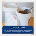 Food Grade 5 Gallon Bucket With Lid 2 Pack Includes Airtight