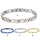 thumbnail image 4 of Brazalete brillante Minnieouse de mujer en forma de corazón aniversario fiesta de cumpleaños nupcial Plata, 4 of 6