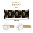 thumbnail image 3 of Body Pillow Cover Funny Tiger Body Pillow Cases With Zipper Soft Breathable Smooth Skin Friendly Long Pillow Case 20 X 5 Inches 1 Pcs, 3 of 3