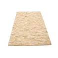 thumbnail image 2 of Beige Cowhide 4X6 Modern Leather Rug, 2 of 11