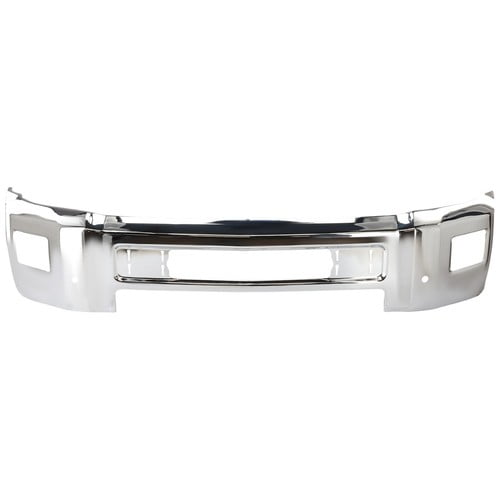 Front Bumper For 2015-2019 Chevy Silverado 2500 HD Chrome With Fog Light Holes