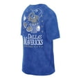 thumbnail image 3 of Men's New Era Blue Dallas Mavericks Old School Sport Enzyme Wash Oversized T-Shirt, 3 of 3