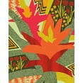 thumbnail image 2 of Gallagher, Megan 15x18 Black Ornate Wood Framed with Double Matting Museum Art Print Titled - Bromeliad, 2 of 4
