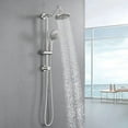 thumbnail image 2 of 6 Inch Rain Shower Head with Handheld Shower Head Bathroom Rain Shower System, 2 of 10