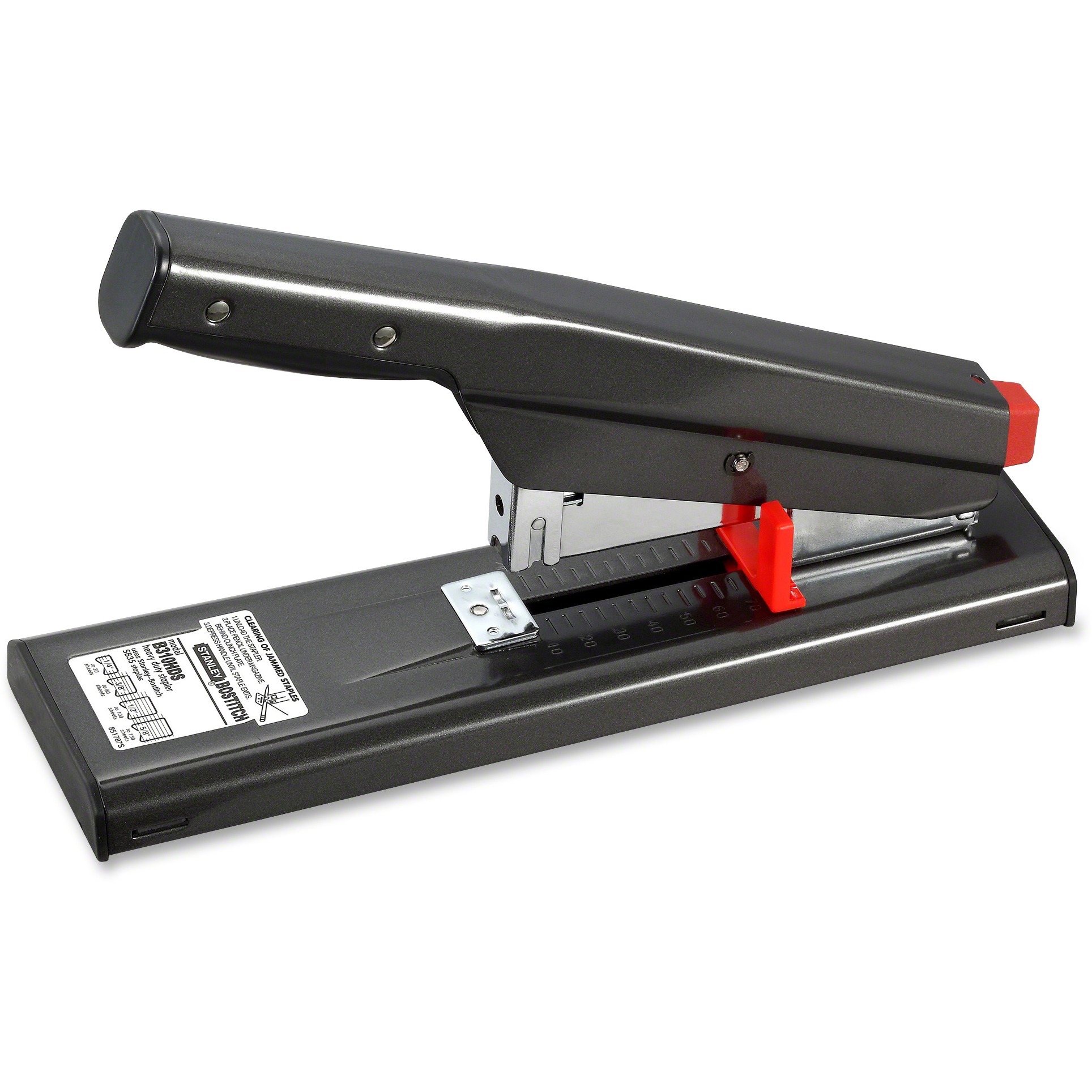 Bostitch Heavy Duty Stapler, 130-Sheet Capacity, Black photo 6