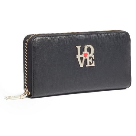 Moschino JC5508 0000 Black Zip Around Wallet