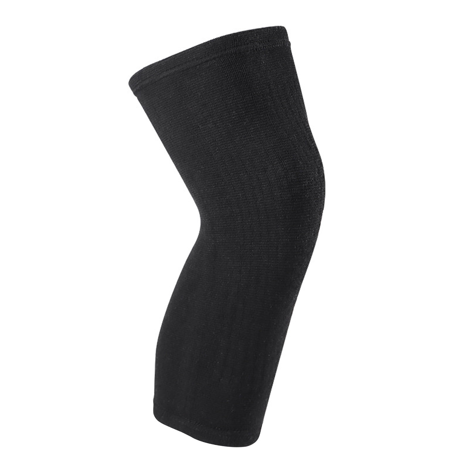 Idoravan Knee Brace for Men Women Winter Self-Heating Knee Protector Wormwood Hot Compress Cold Protection Knee Sleeve for Men/Women Black