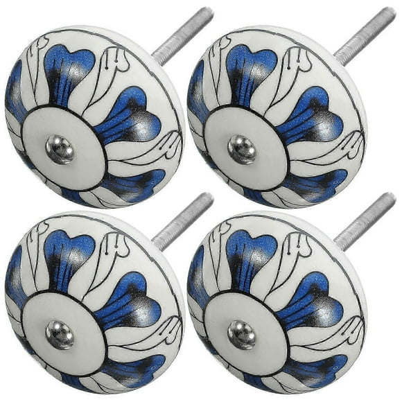 4pcs Cabinet Knob Single Hole Dresser Knob Decorative Dresser Knob Drawer Pull Supply