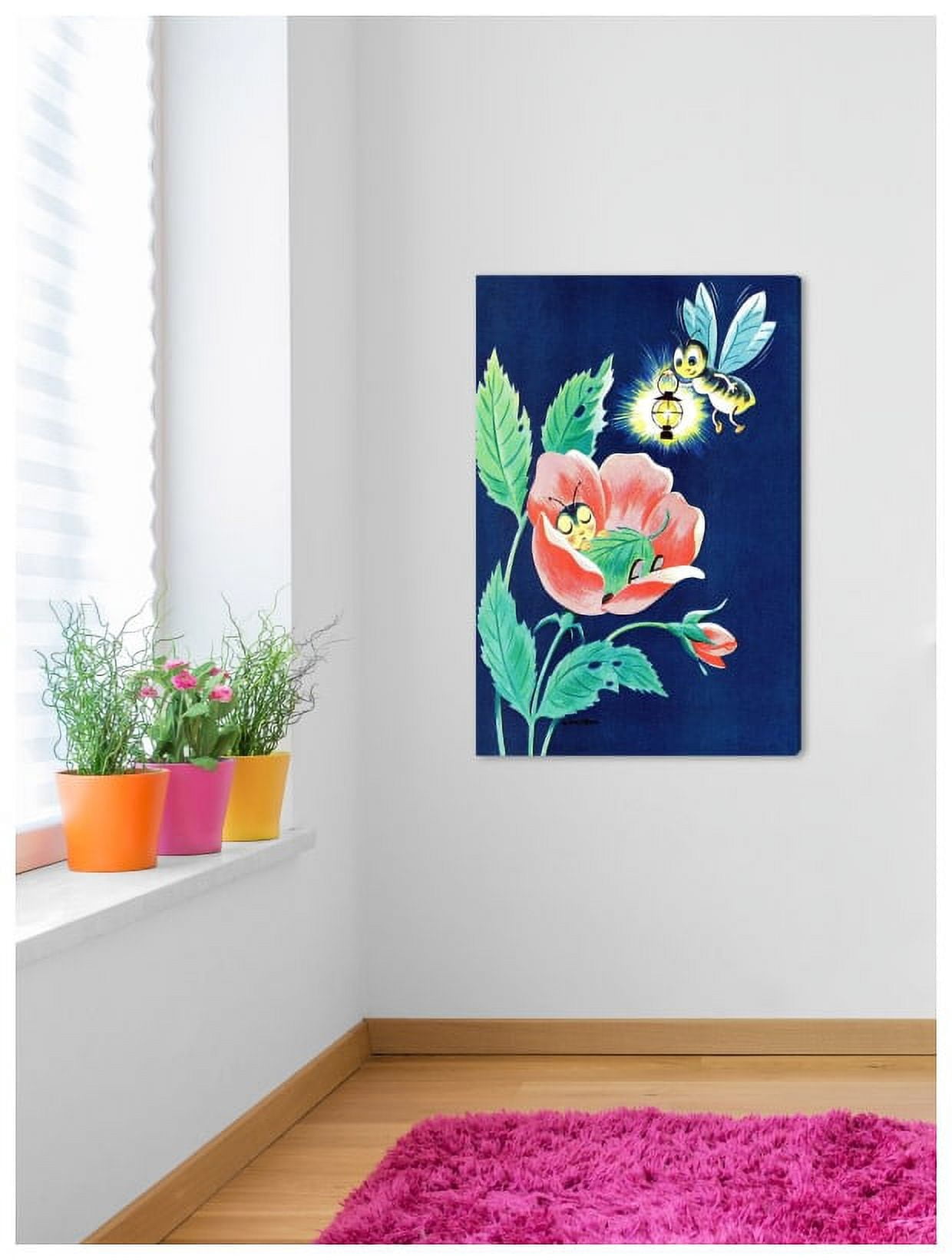 Marmont Hill "Sleeping Bug" by Curtis Painting Print on Canvas