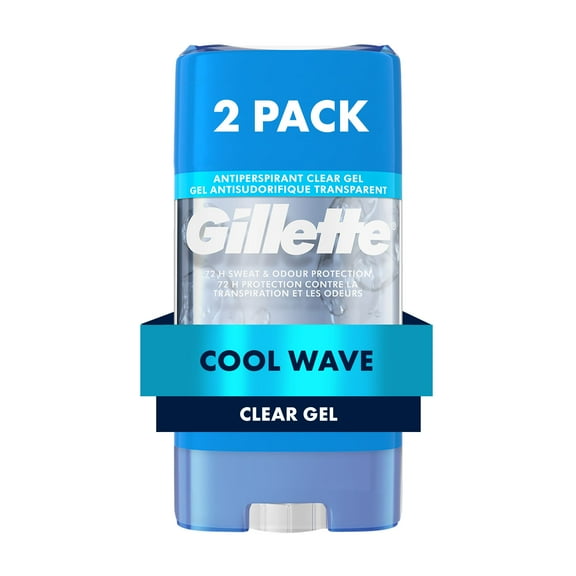 Gillette Clear Gel Antiperspirant and Deodorant for Men Cool Wave Scent