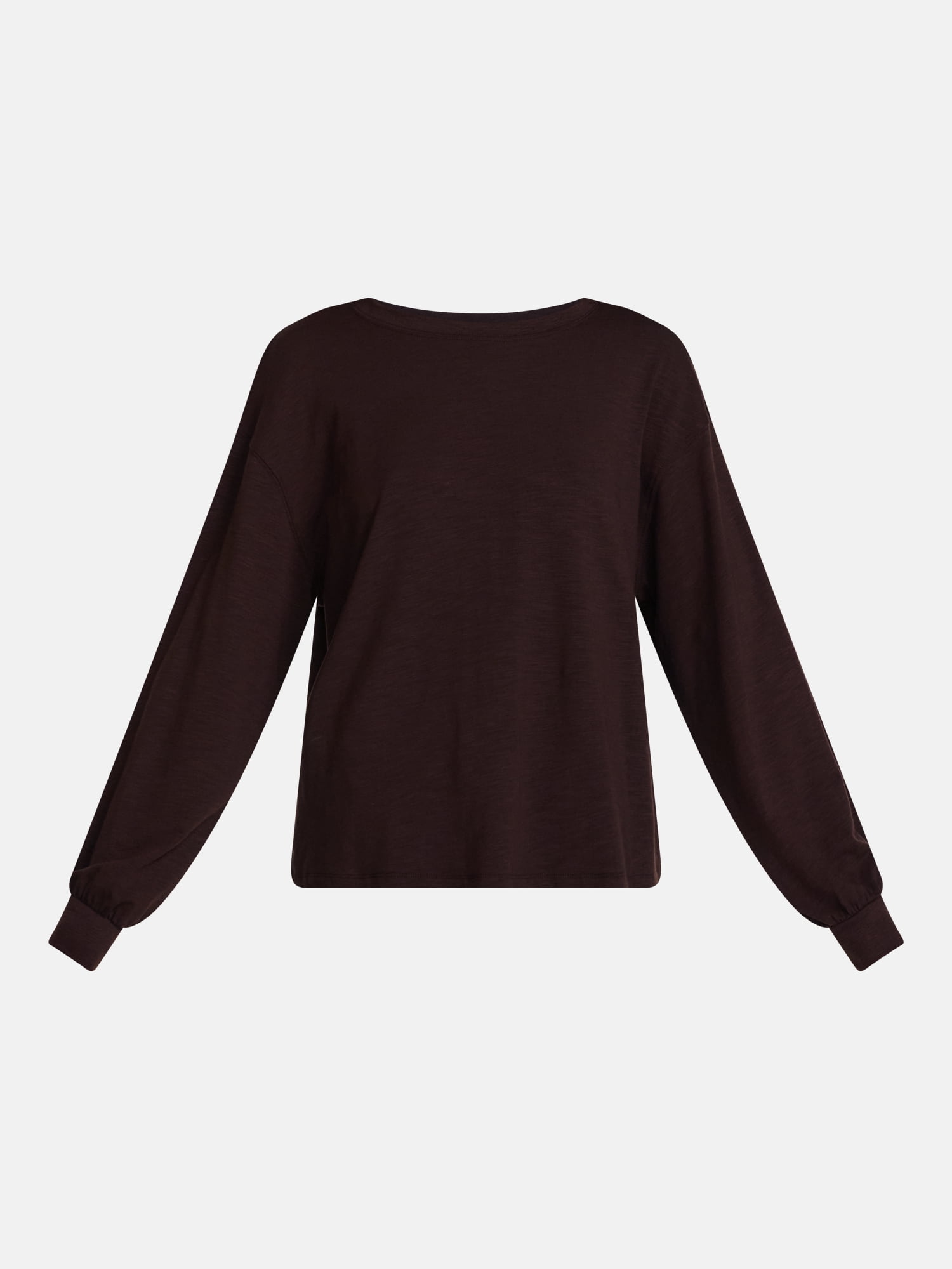 Scenario Women's Oversized Tee with Long Sleeves, Sizes XS-XXXL