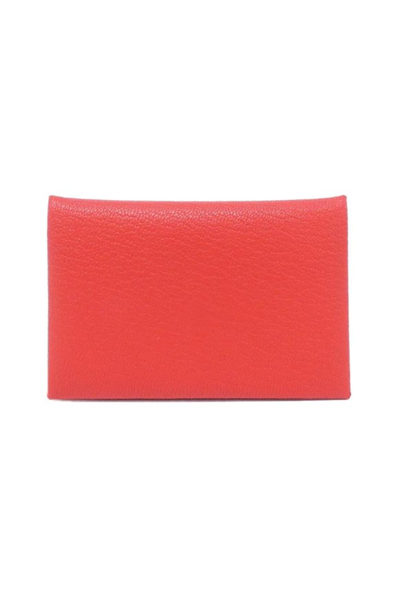 Pre-Owned Hermes Herms Calvi 044166CK Business Card Case