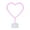 Heart, variant on BrightSide 7” Chill LED Neon Table Light, Blue, Battery-Powered