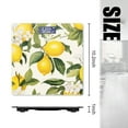 thumbnail image 2 of Bathroom Scale, Highly Accurate Digital Body Scale,Precisely Measures Weight up to 400 lbs-Lemon And Lemon Tree Leaves Pattern On White Background, 2 of 4
