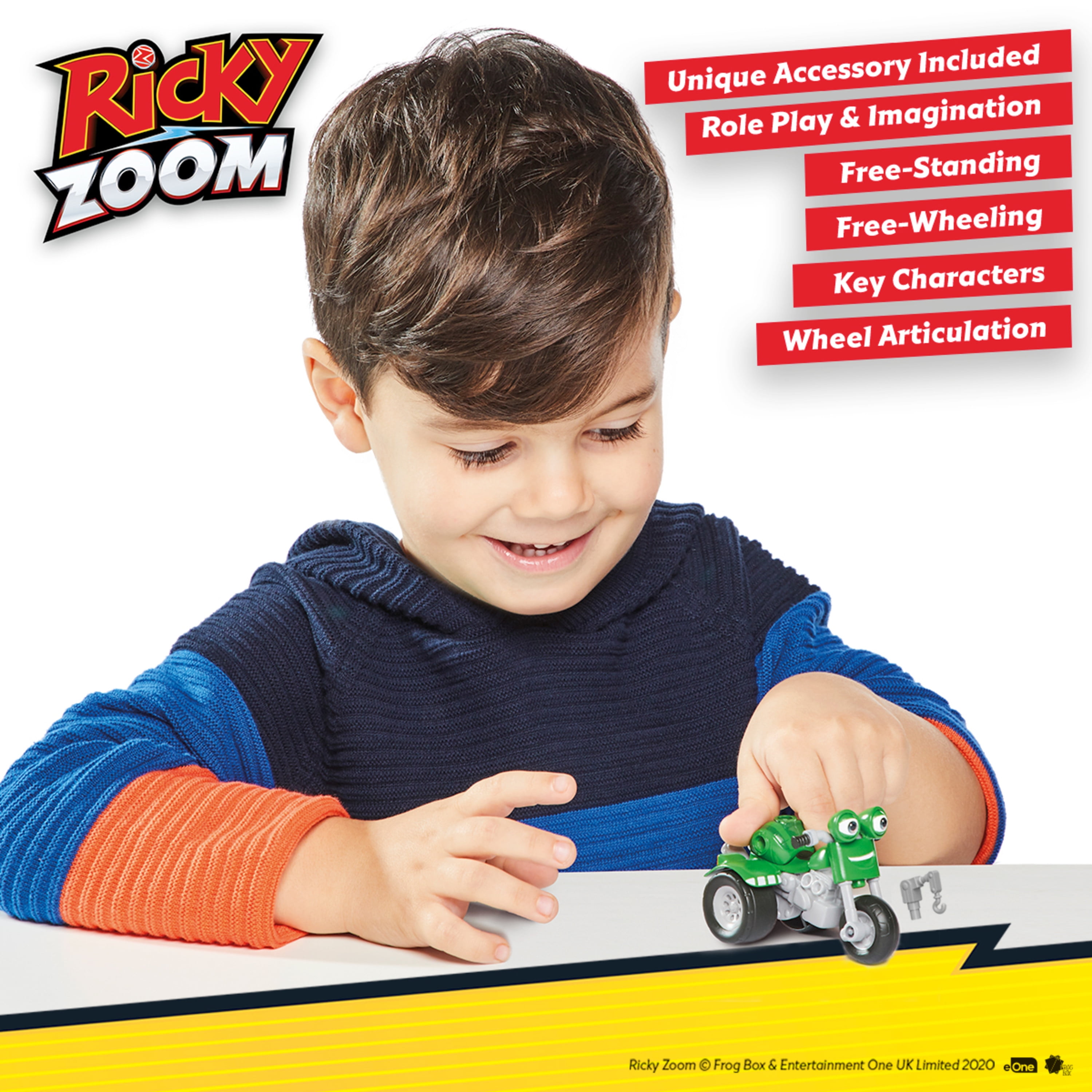 Ricky Zoom Lights & Sounds Ricky – Large 7 Inch Toy Motorcycle