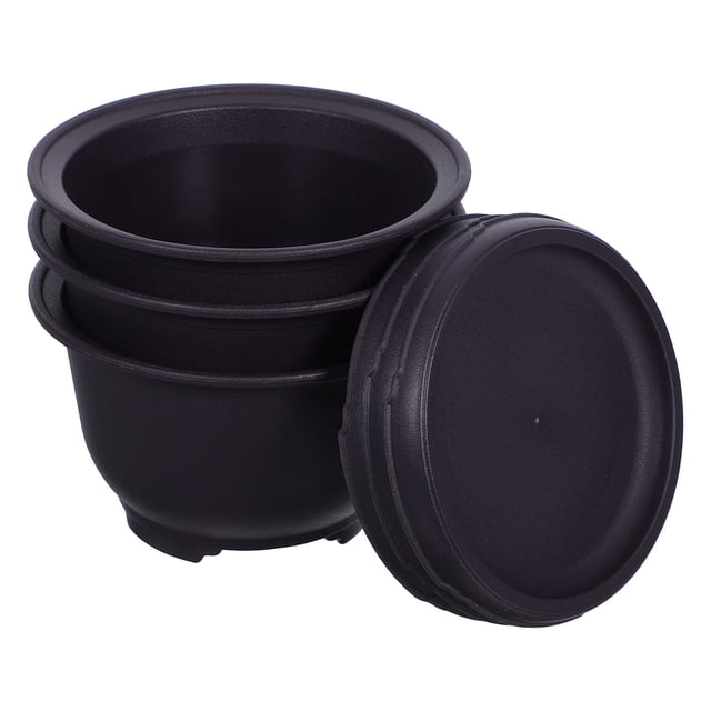unbranded 3Jgo Maceta Decorativa De Plástico Para Bonsáis Y Suculentas Con Moderno Y