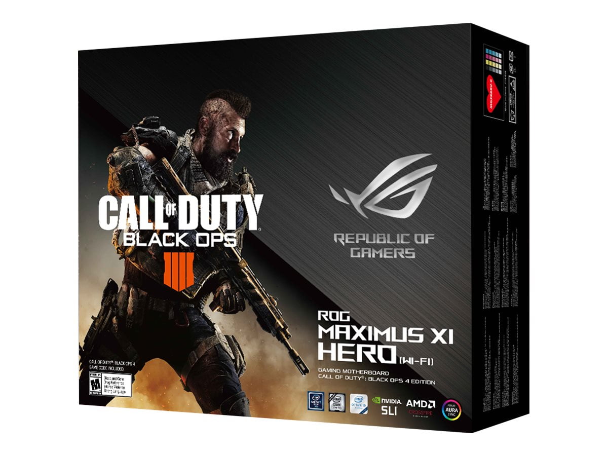 Asus Rog Maximus Xi Hero Wi Fi Call Of Duty Black Ops 4 Edition Motherboard Atx Lga1151 Socket Z390 Usb 3 1 Gen 1 Usb C Gen2 Usb 3 1