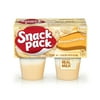 Snack Pack Banana Cream Pie Flavored Pudding, 4 Count Pudding Cups