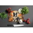 thumbnail image 3 of Carolines Treasures DAC1022LCB 15 x 12 in. Unisex Border Collie Fall Glass Cutting Board - Large, 3 of 5