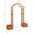thumbnail image 2 of vidaXL Garden Pergola with Planter Solid Firwood, 2 of 4