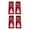 Red (4PCs), variant on Wovilon Christmas Decor Christmas Decorations Table Tableware Set Hotel Tableware Set Christmas Tree Knife And Fork Bag 4